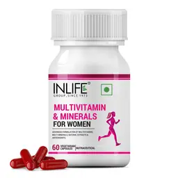 INLIFE - Multivitamins & Minerals Antioxidants for Women Daily Formula Vitamins Supplement - 60 Capsules icon