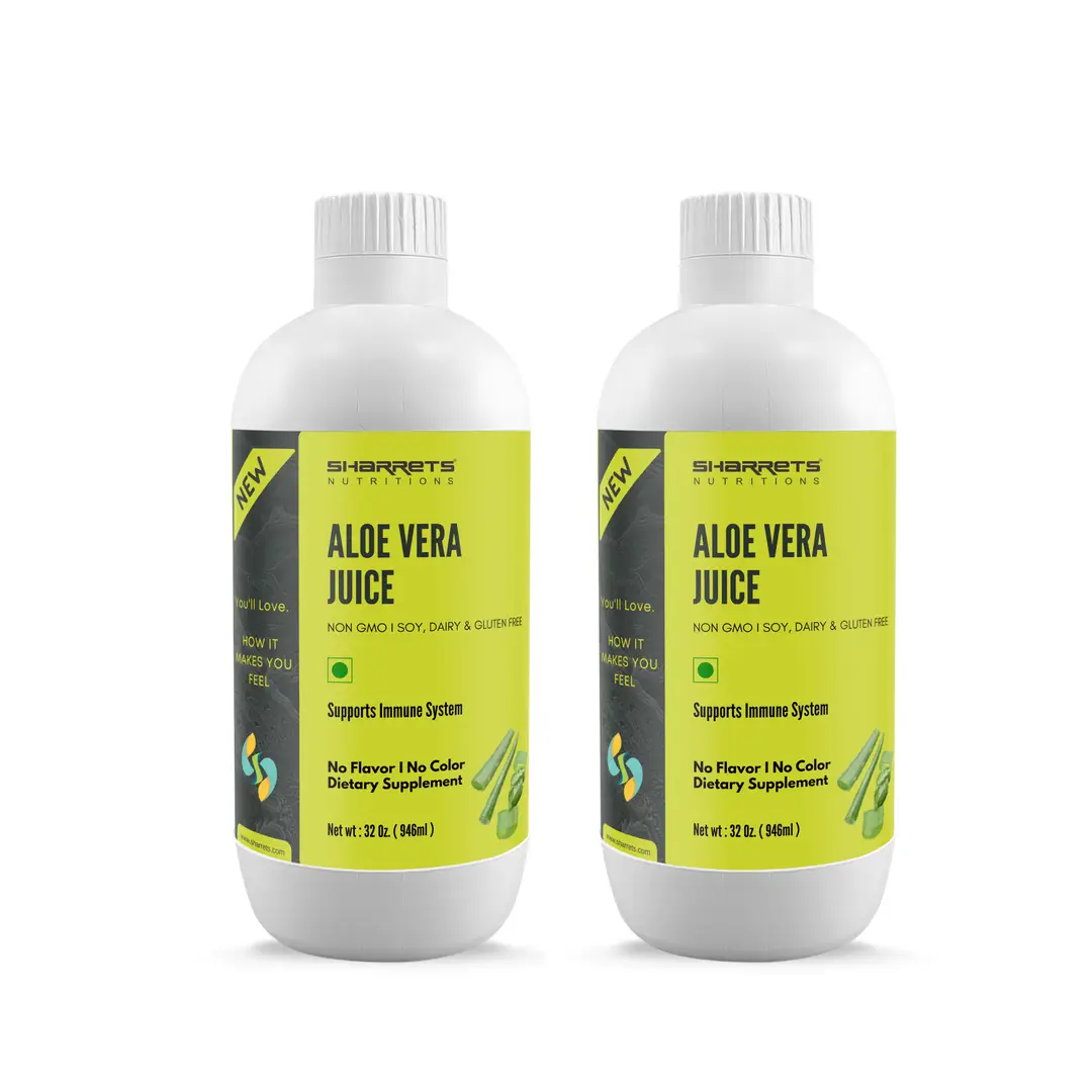 Sharrets Aloe Vera Juice - Pack of 2 (1892 ml)
