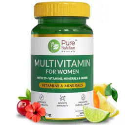 Pure Nutrition Multivitamin For Women l 37+ Multivitamin For Energy, Immunity & Women Wellness icon