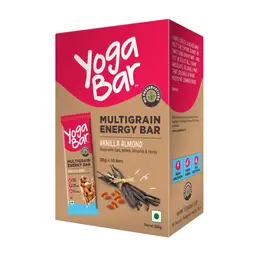 Yogabar Vanilla Almond Energy Bars Pack of 10 icon