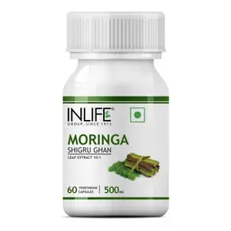INLIFE - Moringa Oleifera Leaf Extract Supplement 500 mg - 60 Vegetarian Capsules icon