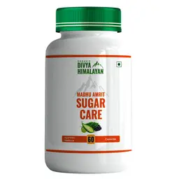 Divya Himalayan Madhu Amrit Sugar Care with Chandraprabha Vati, Karela, Haldi, Neem, Giloy & Jamun Seeds for Effective in overcoming Diabetes icon