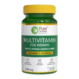 Pure Nutrition Multivitamin For Women l 37+ Multivitamin For Energy, Immunity & Women Wellness icon
