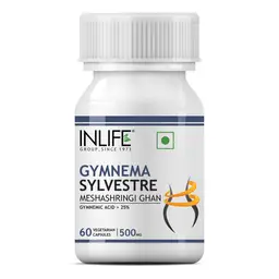 INLIFE - Gymnema Sylvestre Supplement 500 mg - 60 Vegetarian Capsules icon