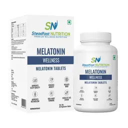 Steadfast Nutrition - Melatonin Supplement - with Sodium Starch Glycolate - for Regulating Sleep Cycle icon
