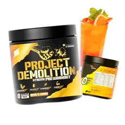 Superlite Project Demolition Pre Workout with L-Citrulline, Creatine, Caffeine , L-Tyrosine, L-Theanine, L-Arginine, Beta Alanine for Beast Mode Workout icon