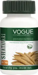 Vogue Wellness Shatavari Tablet for Women, Boost Strength, Anti Aging and General Wellness icon