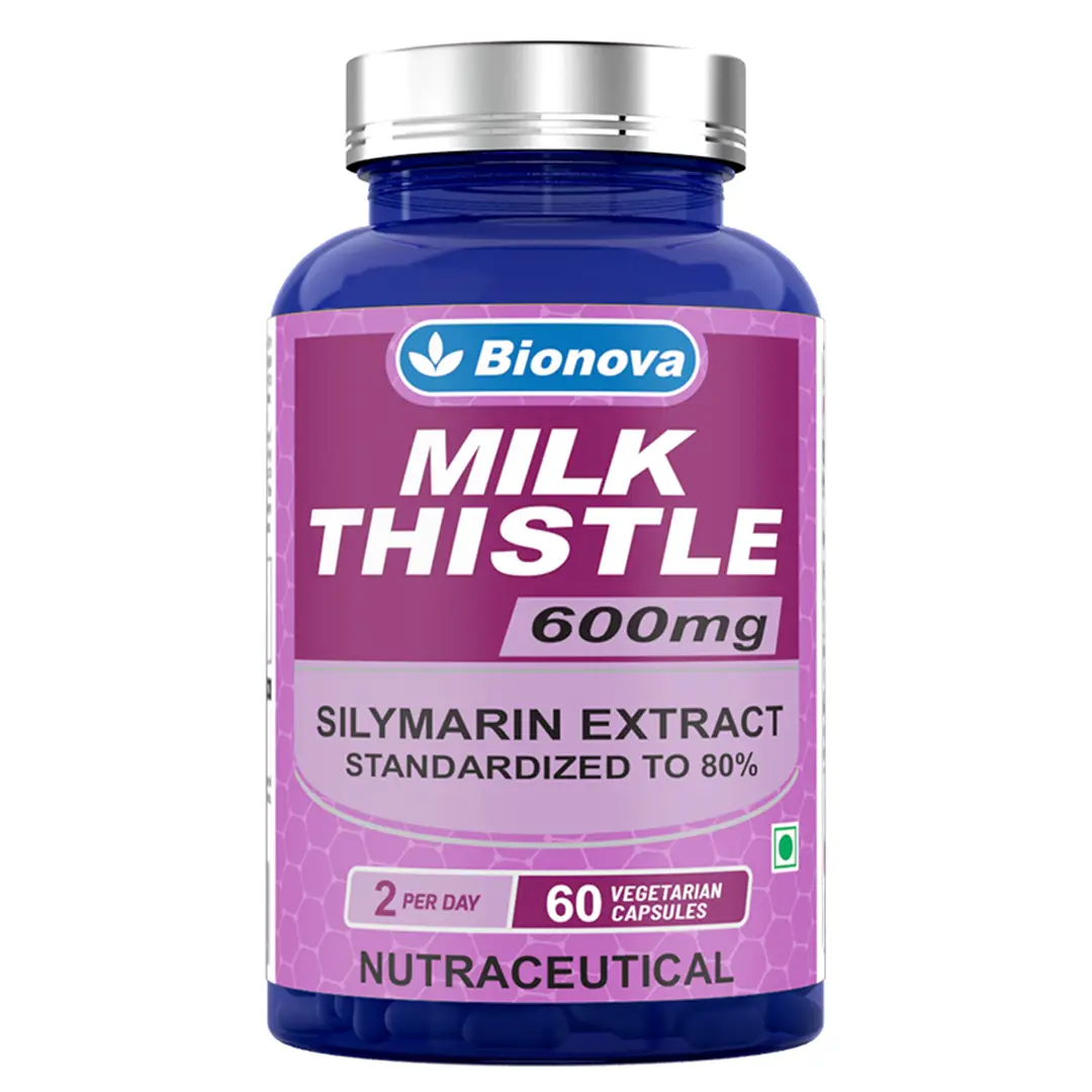 Bionova Milk Thistle Capsules - Pack of 1 (60 Capsules)
