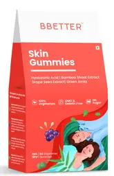 BBETTER Skin Gummies with Hyaluronic Acid, Grape Seed, Bamboo Shoot & Green Amla icon