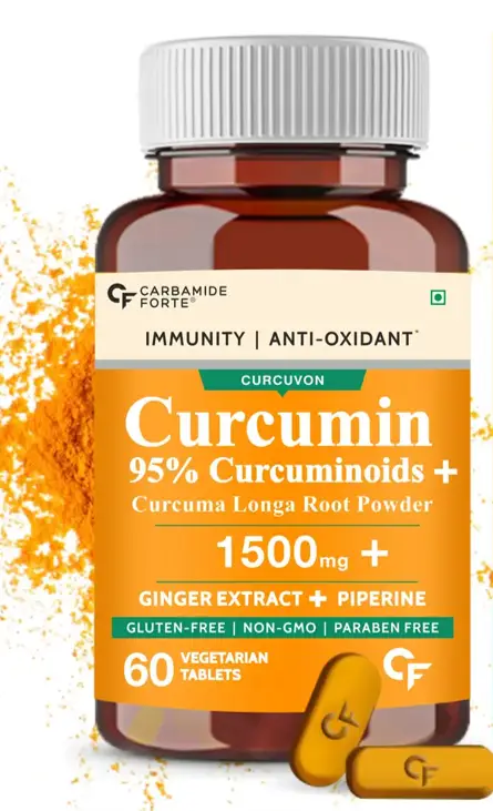 Carbamide Forte Curcumin with Piperine Tablets with 95% Curcuminoids