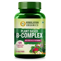 Himalayan Organics Plant Based B-Complex Vitamins (All B-Vitamins, Biotin) - 120 Capsules icon