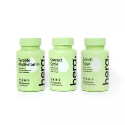 Hera - Fertility Care Bundle - Fertilife Multivitamin, Coenzyme Q10 Antioxidant and Inositol Supplement icon