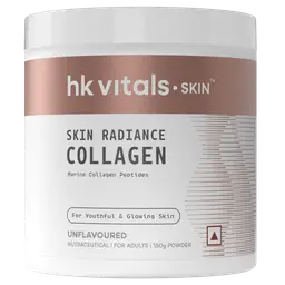 hk vitals Marine Collagen Supplement (Lemon, 200g) | Vitamin C, E, Sodium Hyaluronate | For Healthy Skin, Hair & Nails