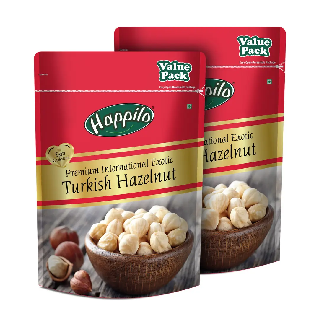 Happilo Premium International Exotic Hazel Nuts - Pack of 2 (1000 gm)