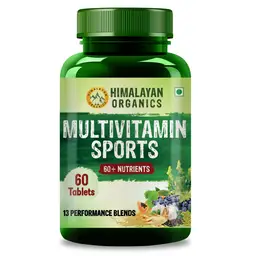 Himalayan Organics Multivitamin Sports with 60+ Vital Nutrients, 13 Performance Blends - 60 tablets icon