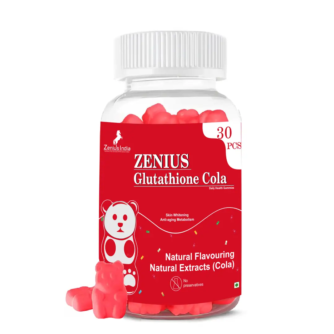 Zenius Glutathione for Skin Radiance and Glow Enhancement - Pack of 1 (30 Gummies)