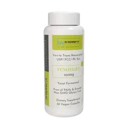 Sharrets Resonate - trans Resveratrol 250mg for Heart & Skin care