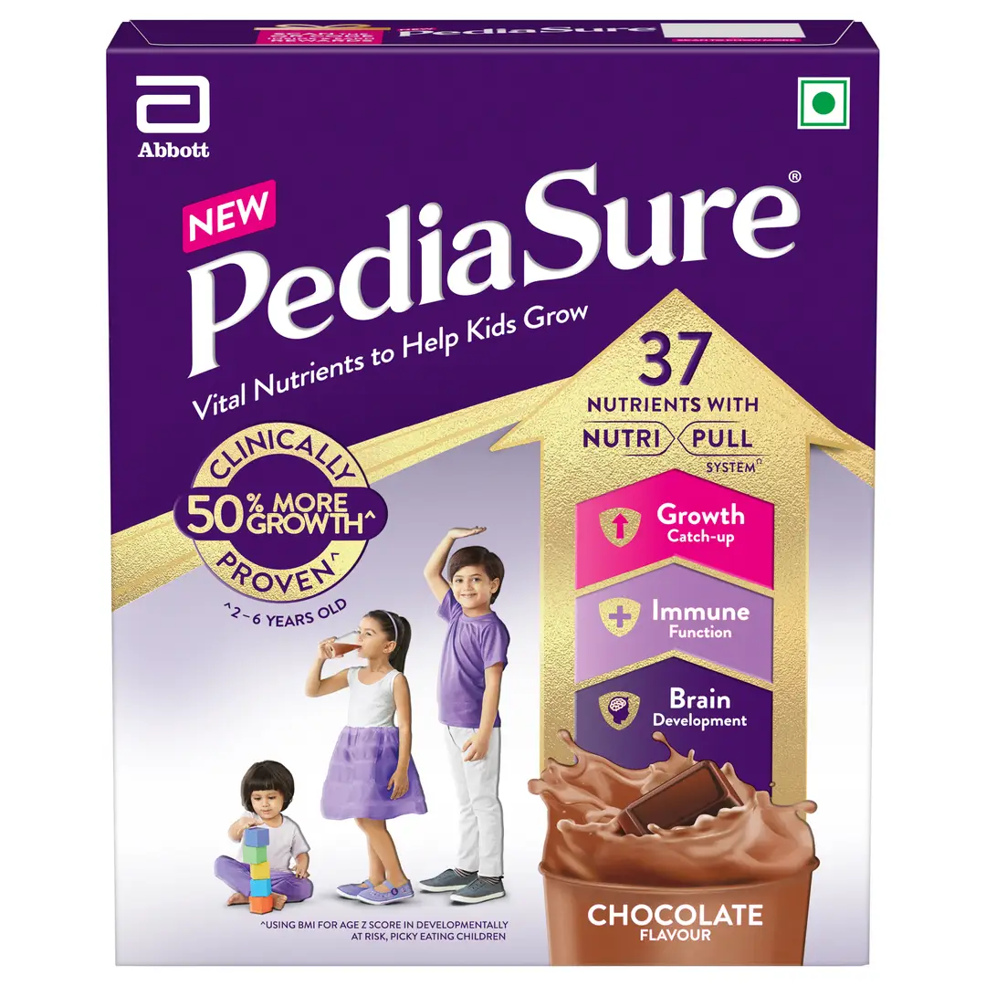 Pediasure Nutrition Health Drink for Brain and Immune Growth - Chocolate,200 gm