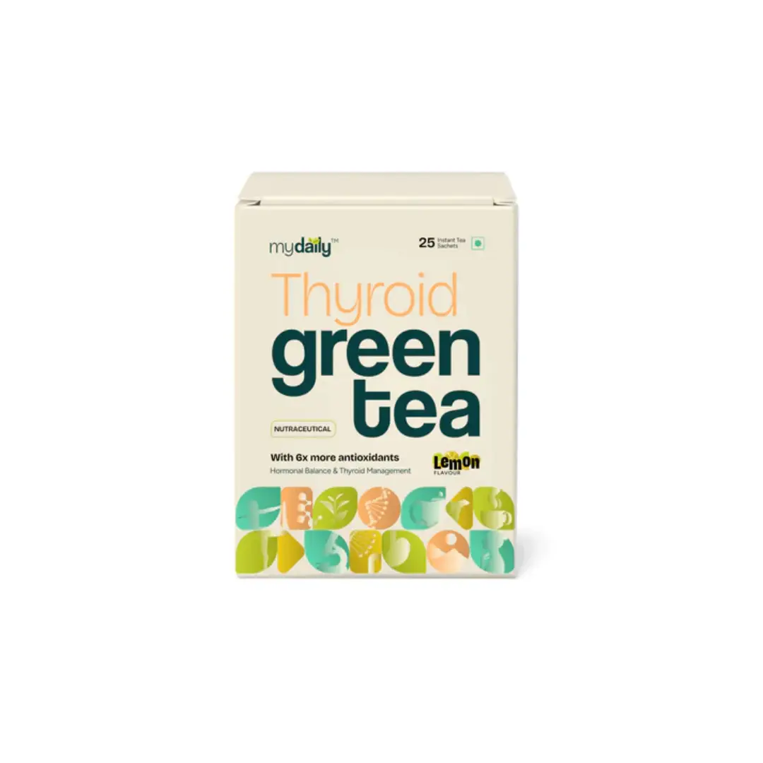 mydaily Thyroid Green Tea for Metabolism and Energy - Pack of 1 (25 Sachets)