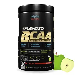 Alpha Mortal - SPLENDID BCAA - L-leucine, L-isoleucine, L-valine, L-glutamine - Increases Muscle growth and Reduces muscle recovery - 30 Servings icon