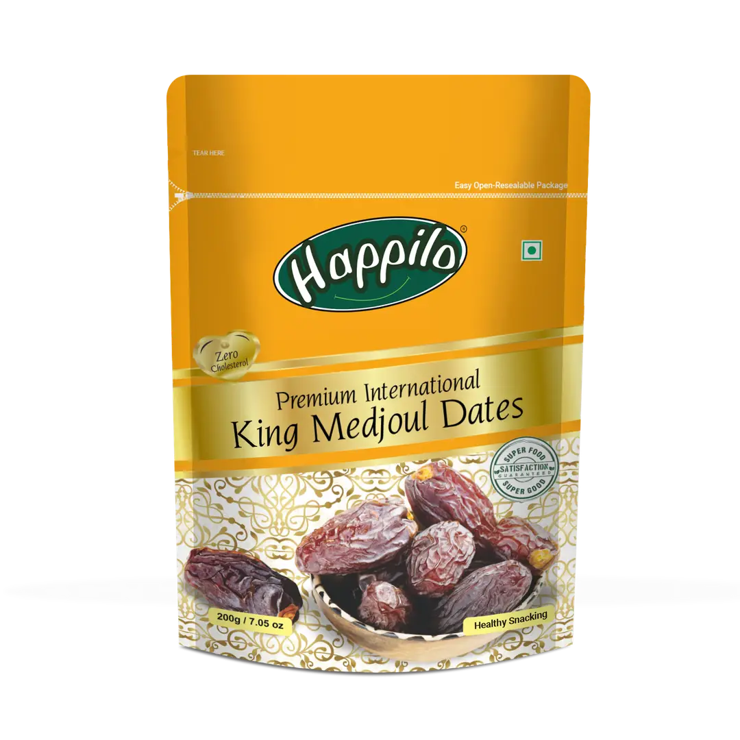 Happilo Premium International King Medjoul Dates - Pack of 1(200 gm)