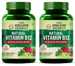 Himalayan Organics Plant Based Vitamin B12 Supplement
