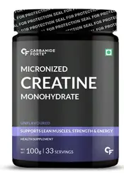 Carbamide Forte - Micronised Creatine Monohydrate Powder | Creatine Supplement for Lean Muscle Volumization, Strength & Energy - Unflavoured - 33 Servings icon