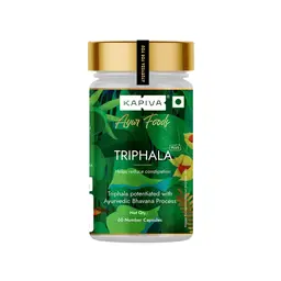 Kapiva -  Ayur Foods Triphala - Regulates Bowel Movements - 60 Capsules icon