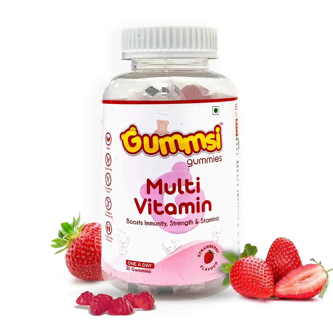 Gummsi - Multivitamin - With Vitamins & Minerals - Boosts Immunity - Pack of 1 (30 Gummies)