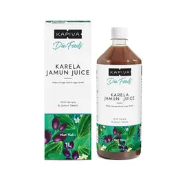 Kapiva Karela Jamun Juice - Helps Lower Bad Cholesterol & Control Blood Sugar Levels - Diabetic Care Juice icon