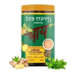 TEACURRY Adrak Tulsi Chai (100 Grams)- Premium Adrak Chai with Tulsi for Immunity icon