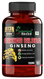 Humming Herbs - Ginkgo Biloba Ginseng - with Tribulus Terrestris - for Cognitive Function and Energy Support Herbal Supplement icon