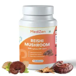 MediZen Reishi Mushroom 1000mg with Ganoderma Lucidum for Enhances Recovery and Immune Support icon