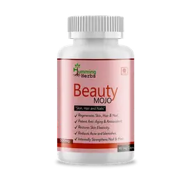 Humming Herbs Beauty Mojo - Biotin & Marine Collagen For Skin, Long Hair, And Healthy Nails (90 Capsules) icon