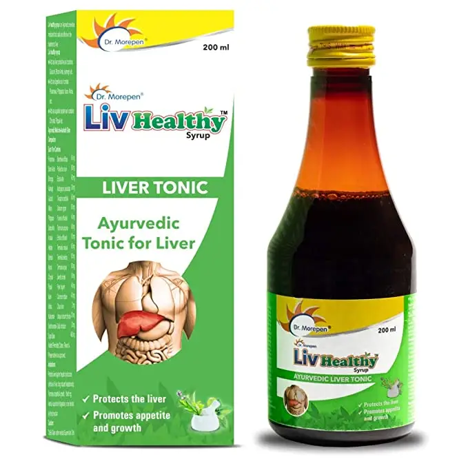 Dr. Morepen Liv Healthy Ayurvedic Tonic for Liver Health - 200 ml