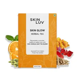 SKINLUV Skin Glow Herbal Tea, 100% Whole Leaf Tea Blend for healthy and radiant skin icon