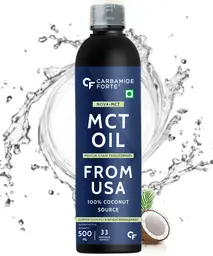 Carbamide Forte - Pure MCT Oil C8 From USA | 100% Coconut Source | Keto & Paleo Friendly icon