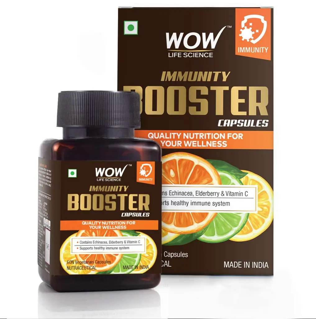 WOW Life Science - Immunity Booster Capsules - Support Healthy Immune System - 60 Capsules
