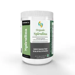 Sharrets Organic Spirulina Powder for Skin Hair & Immunity, 200g - Green Superfood Supplement icon