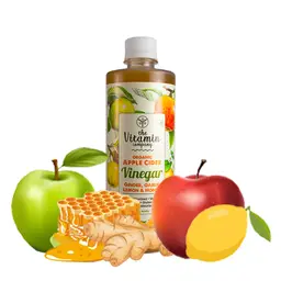 the Vitamin company - Apple Cider Vinegar with - Ginger Garlic Lemon & Honey icon