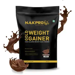 Nakpro Gold Weight Gainer for Muscle Support and Muscle Mass Gain
