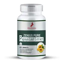 Zenius Pure Papaya Leaf Extract Capsule for Supporting Daily Wellness Routine icon