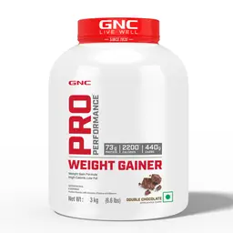 GNC Pro Performance Weight Gainer | Whey Protein | Healthy Body Gains | Reduces Muscle Breakdown | Boosts Metabolism | Formulated In USA | 73g Protein | 440g Carbs | 2200 Cal icon