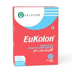 Velbiom - Eukolon - with Bifidobacterium longum - for Boosting Colon Health, Improves Gut Health icon