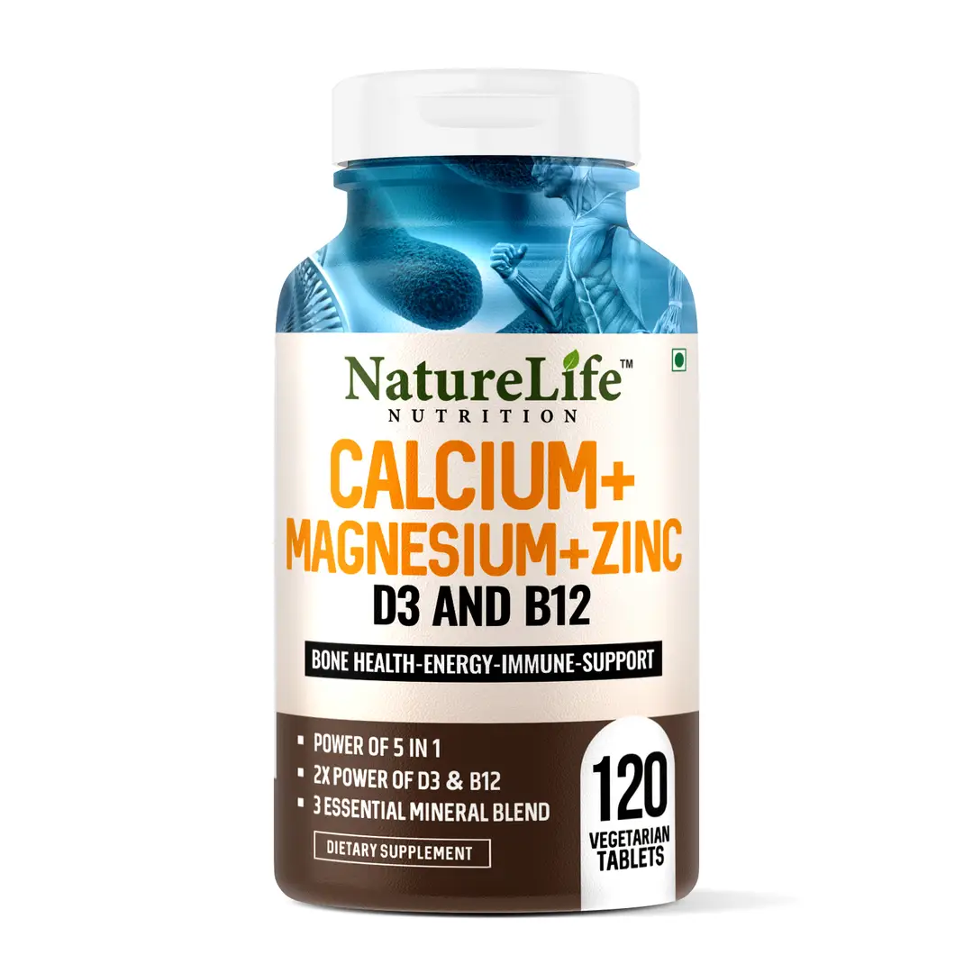 Nature Life Nutrition Calcium Magnesium Zinc with D3 & B12