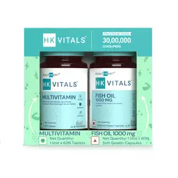 HealthKart - HK Vitals Multivitamin and Fish Oil Combo for Women & Men, 60 Multivitamin Tablets & 60 Fish Oil Capsules icon