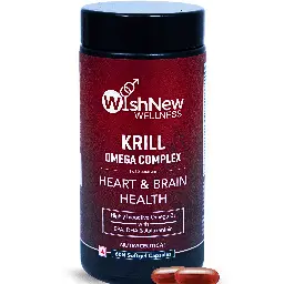 Wishnew Wellness Krill Omega Complex for Heart and Brain Health icon