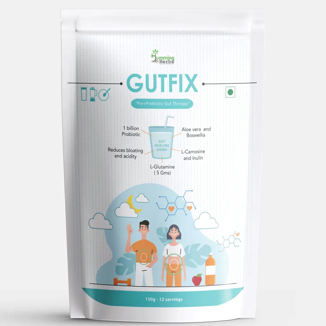 Humming Herbs Gut Fix - Pre & Pro Biotics Therapy - 150 gm
