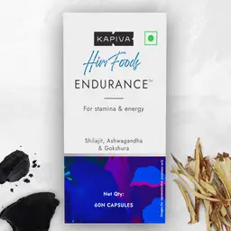 Kapiva Himfoods Endurance 60 Caps - Endurance Capsules contain herbs like Gokshura that increase vigor & vitality thus improving your performance and endurance. icon