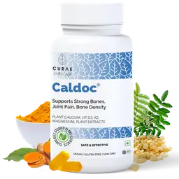 Curae Health - Caldoc - Supports strong bones, joint pains and bone density icon